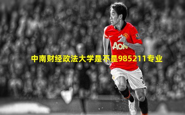 中南财经政法大学是不是985211专业