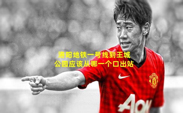 洛阳地铁一号线到王城公园应该从哪一个口出站