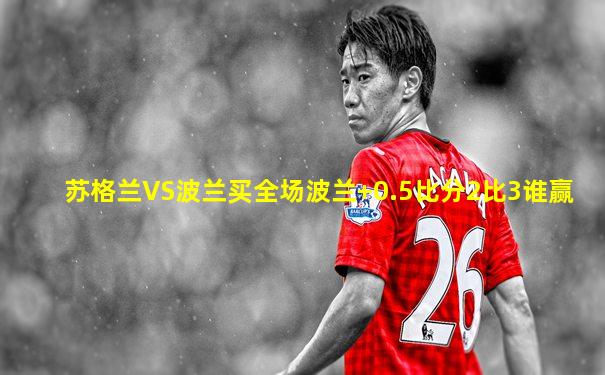 苏格兰VS波兰买全场波兰+0.5比分2比3谁赢