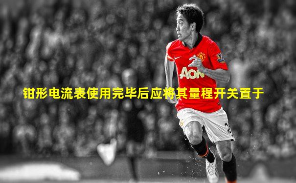 钳形电流表使用完毕后应将其量程开关置于
